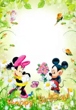 Надпис на рамці: З Днем Народження!