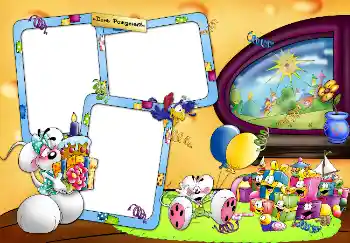 Надпис на рамці: День Народження