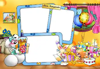 Надпис на рамці: День Народження