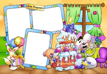 Надпис на рамці: День Народження