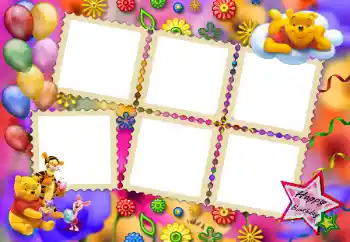 Надпис на рамці: Happy Birthday