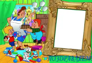 Надпис на рамці: Вітаю!