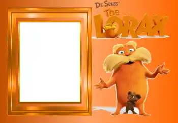 Фотоефект з категорії Різні дитячі № 100027. Надпис на рамці: Lorax