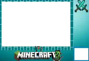 Фотоефект з категорії Різні дитячі № 131541. Надпис на рамці: Minecraft