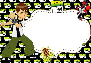 Фотоефект з категорії Різні дитячі № 159474. Надпис на рамці: Ben 10