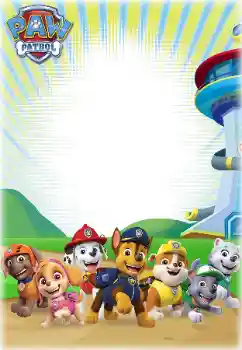 Фотоефект з категорії Різні дитячі № 170662. Надпис на рамці: PAW Patrol