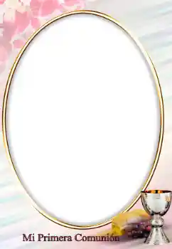 Фотоефект з категорії Різні дитячі № 206199. Надпис на рамці: First communion