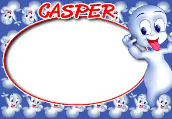 Фотоефект з категорії Різні дитячі № 80355. Надпис на рамці: Casper