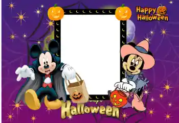 Фотоефект з категорії Дитячі свята № 61622. Надпис на рамці: Happy Halloween