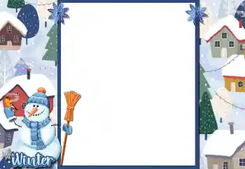 Фотоефект з категорії Зимові забави № 205734. Надпис на рамці: Зима