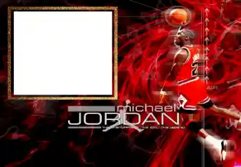 Фотоефект з категорії Різні № 206145. Надпис на рамці: Michael Jordan Фотоефект з категорії Різні № 206145. Надпис на рамці: Michael Jordan