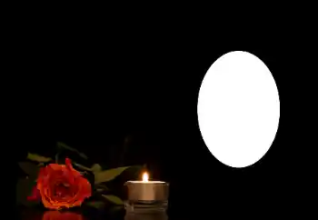 Фотоефект з категорії Траурна стрічка № 194224. Надпис на рамці: Вічна пам'ять!