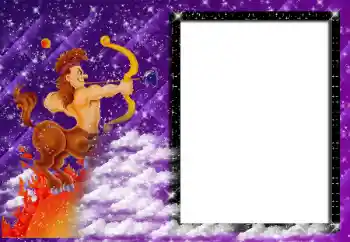 Фотоефект з категорії Знаки Зодіаку № 162134. Надпис на рамці: Стрілець