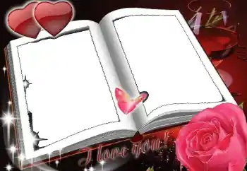 Фотоефект з категорії Рамки для закоханих № 114452. Надпис на рамці: I love you