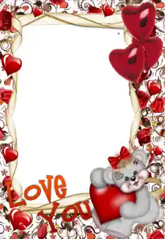 Фотоефект з категорії Рамки для закоханих № 130217. Надпис на рамці: I love you Фотоефект з категорії Рамки для закоханих № 130217. Надпис на рамці: I love you
