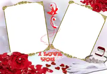 Фотоефект з категорії Рамки для закоханих № 31856. Надпис на рамці: I love you Фотоефект з категорії Рамки для закоханих № 31856. Надпис на рамці: I love you