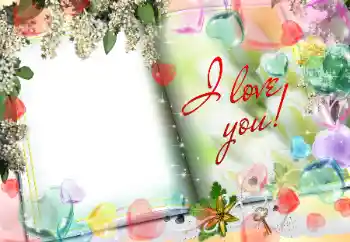 Фотоефект з категорії Рамки для закоханих № 34009. Надпис на рамці: I love you! Фотоефект з категорії Рамки для закоханих № 34009. Надпис на рамці: I love you!