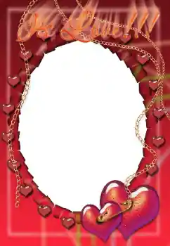 Фотоефект з категорії Рамки для закоханих № 43529. Надпис на рамці: Its Love!!!