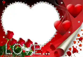 Фотоефект з категорії Рамки для закоханих № 87648. Надпис на рамці: Love