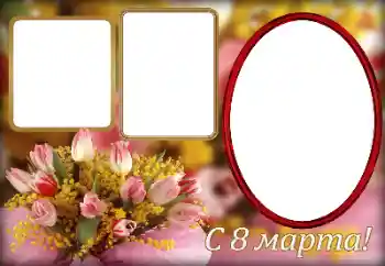 Фотоефект з категорії Відкритки на 8 Березня № 166258. Надпис на рамці: З 8 Березня Фотоефект з категорії Відкритки на 8 Березня № 166258. Надпис на рамці: З 8 Березня