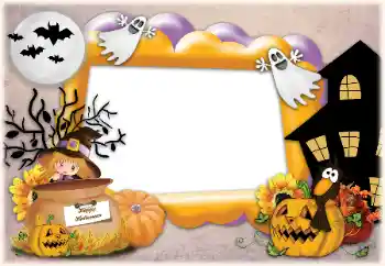 Фотоефект з категорії Різні свята № 124301. Надпис на рамці: Happy Halloween