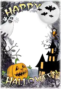 Фотоефект з категорії Різні свята № 124303. Надпис на рамці: Happy Halloween