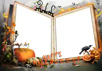 Фотоефект з категорії Різні свята № 124304. Надпис на рамці: Happy Halloween
