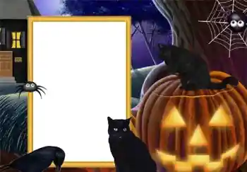 Фотоефект з категорії Різні свята № 128555. Надпис на рамці: Happy Halloween