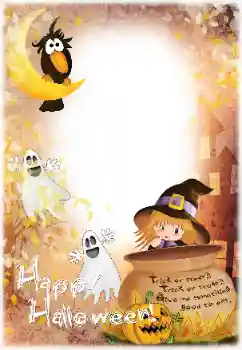 Фотоефект з категорії Різні свята № 129973. Надпис на рамці: Happy Halloween