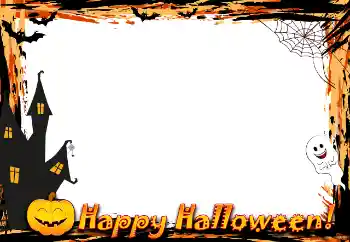 Фотоефект з категорії Різні свята № 154389. Надпис на рамці: Happy Halloween Фотоефект з категорії Різні свята № 154389. Надпис на рамці: Happy Halloween