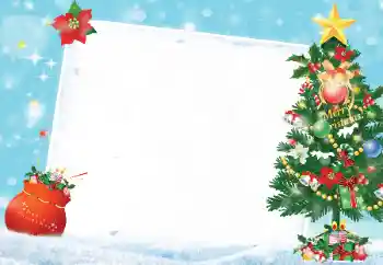 Фотоефект з категорії Відкритки на Різдво № 38751. Надпис на рамці: Merry Christmas! Фотоефект з категорії Відкритки на Різдво № 38751. Надпис на рамці: Merry Christmas!