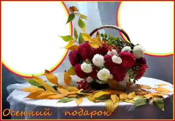 Фотоефект з категорії Осінь № 170601. Надпис на рамці: Осінь